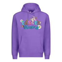 Purple easter blessing with  cross Premium Hoodie - Artiststas