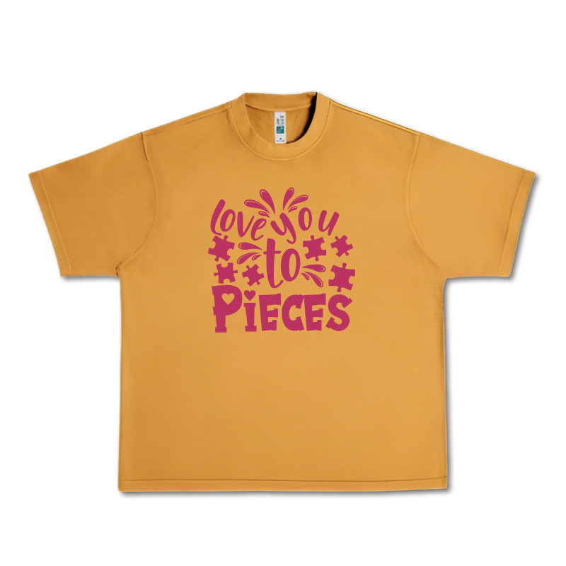 Love You To Pieces Urban Heavy Tee by CowhideDigitalArt | Teevron