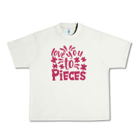Pistachio love you to pieces Urban Heavy Tee - CowhideDigitalArt