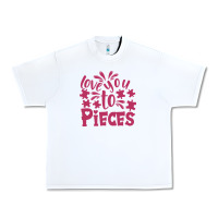 White love you to pieces Urban Heavy Tee - CowhideDigitalArt