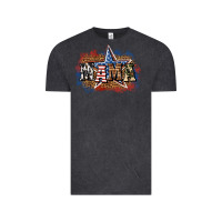 Vintage Black patriotic mama Vintage Tee - BundleAndBundleShop