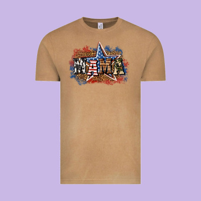 Patriotic Mama Vintage Tee Designed By Bundleandbundleshop