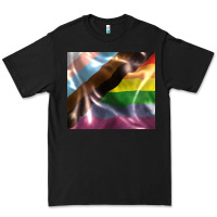 Black Pride flag Premium Tee - FaDigitalArtStudio