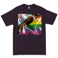 Plum Pride flag Premium Tee - FaDigitalArtStudio
