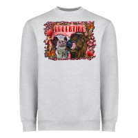 Heather Grey Valentine heifers Heavyweight Sweatshirt - RanaPortraitStore