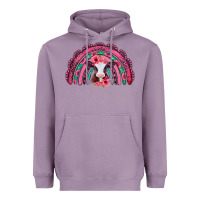 Lavender valentines day pink gemstones baby calf rainbow Heavyweight Hoodie - Jasminsmagicworld