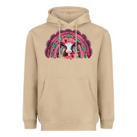 Mushroom valentines day pink gemstones baby calf rainbow Heavyweight Hoodie - Jasminsmagicworld