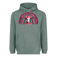 Sage valentines day pink gemstones baby calf rainbow Heavyweight Hoodie - Jasminsmagicworld