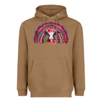 Toasted Coconut valentines day pink gemstones baby calf rainbow Heavyweight Hoodie - Jasminsmagicworld