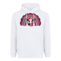 White valentines day pink gemstones baby calf rainbow Heavyweight Hoodie - Jasminsmagicworld