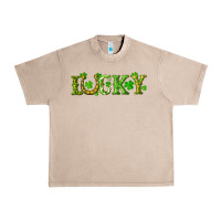 French Oak st. patrick's day lucky with clovers and horseshoe Urban Heavy Tee - RanaPortraitStore