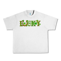 Lunar Rock st. patrick's day lucky with clovers and horseshoe Urban Heavy Tee - RanaPortraitStore