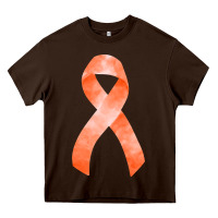 Chocolate Brown kidney cancer ribbon fa element Heavy Core Tee - FaDigitalArtStudio