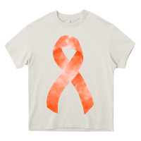 Cream kidney cancer ribbon fa element Heavy Core Tee - FaDigitalArtStudio