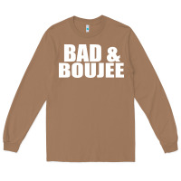Toasted Coconut bad & boujee Long Sleeve Tee - artisFamous