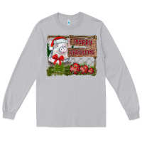 Moon Dust merry Christmas pig Long Sleeve Tee - CowhideDigitalArt