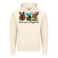 Vintage Artic Peace Love Bengal Cat Vintage Hoodie - LillyAllenDesigns