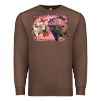 Chestnut Valentine's day barn and black angus with charolais Premium Sweatshirt - RanaPortraitStore