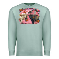 Seafoam Valentine's day barn and black angus with charolais Premium Sweatshirt - RanaPortraitStore