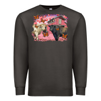 Smoke Valentine's day barn and black angus with charolais Premium Sweatshirt - RanaPortraitStore