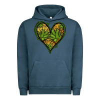 Pigment Midnight Navy pineapple heart Urban Hoodie - Jasminsmagicworld