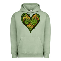 Pigment Oil Green pineapple heart Urban Hoodie - Jasminsmagicworld