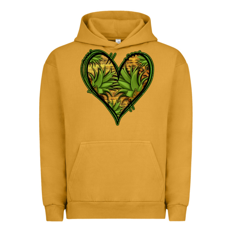 Pineapple Heart Urban Hoodie by Jasminsmagicworld | Teevron