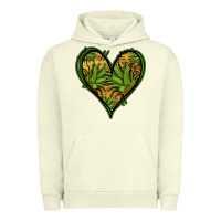 Pigment Pistachio pineapple heart Urban Hoodie - Jasminsmagicworld