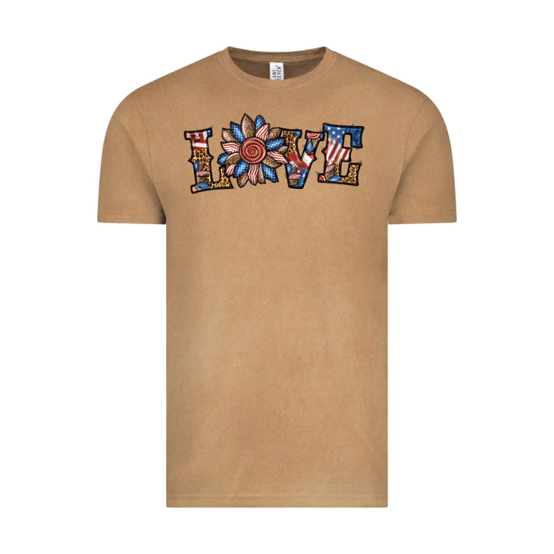 Love American Sunflower Vintage Tee by BundleAndBundleShop | Teevron