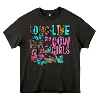 Asphalt long live the cowgirls olivia Heavy Core Tee - OliviaCreatesArt