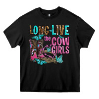 Black long live the cowgirls olivia Heavy Core Tee - OliviaCreatesArt