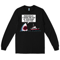 Black polite jaws Long Sleeve Tee - artisFamous