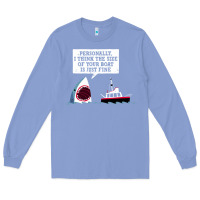 Colony Blue polite jaws Long Sleeve Tee - artisFamous