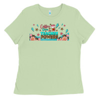 Matcha coffe gives me teacher powers libbey glass Ladies Tee - BundleAndBundleShop