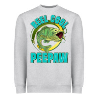 Heather Grey reel cool peepaw Heavyweight Sweatshirt - Jasminsmagicworld