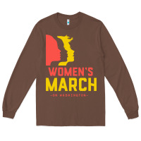 Chestnut women march on washington Long Sleeve Tee - artisFamous
