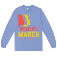 Colony Blue women march on washington Long Sleeve Tee - artisFamous