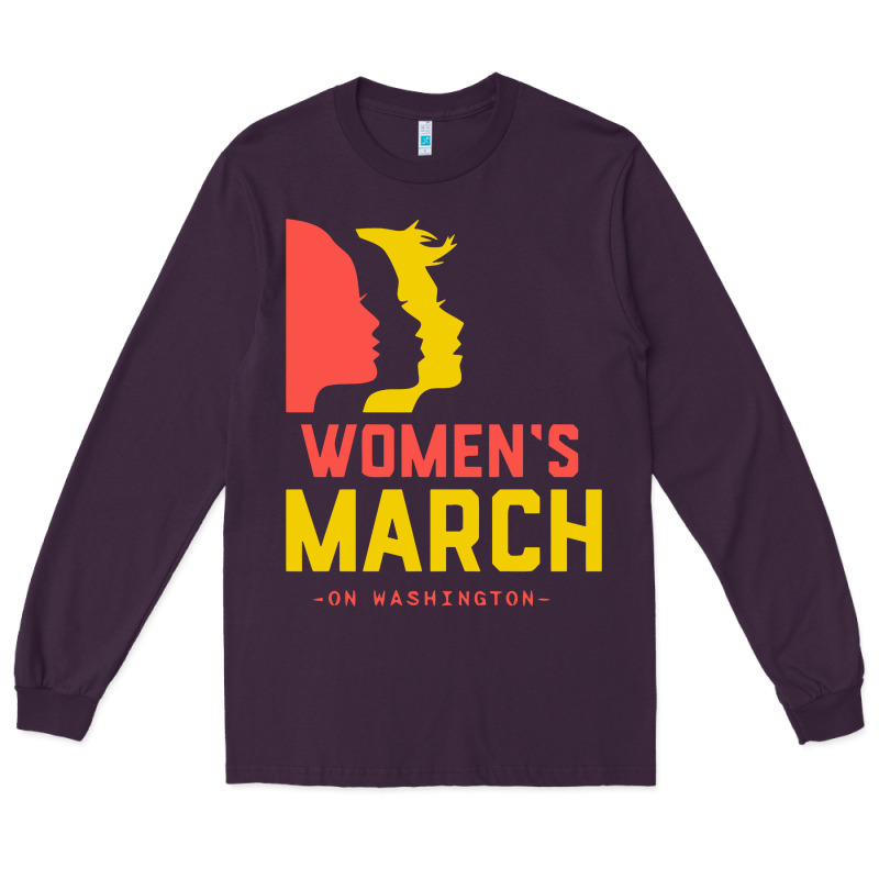 Women March On Washington Long Sleeve Tee by artisFamous | Teevron