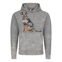 Cloud Rock catahoula leopard dog Vintage Hoodie - LillyAllenDesigns