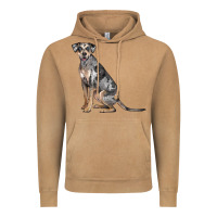 Vintage Camel catahoula leopard dog Vintage Hoodie - LillyAllenDesigns
