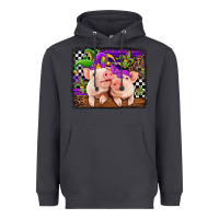 Smoke mardi gras western leopard pigs Heavyweight Hoodie - Jasminsmagicworld