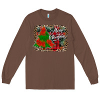 Chestnut merry Christmas trees Long Sleeve Tee - CowhideDigitalArt