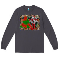 Smoke merry Christmas trees Long Sleeve Tee - CowhideDigitalArt
