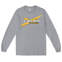 Heather Grey can am team Long Sleeve Tee - artisFamous