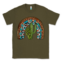 Army Green revize cactus gemstone rainbow Classic Tee - Artiststas