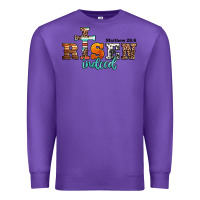 Purple he is risen indeed matthew 28 6 jesus christ easter Premium Sweatshirt - Jasminsmagicworld