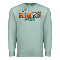 Seafoam he is risen indeed matthew 28 6 jesus christ easter Premium Sweatshirt - Jasminsmagicworld