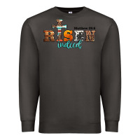 Smoke he is risen indeed matthew 28 6 jesus christ easter Premium Sweatshirt - Jasminsmagicworld