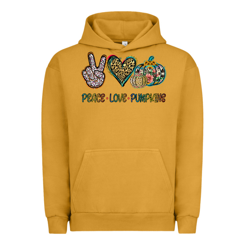 Peace Love Pumkins Urban Hoodie by Jasminsmagicworld | Teevron
