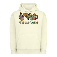 Pigment Pistachio Peace Love Pumkins Urban Hoodie - Jasminsmagicworld